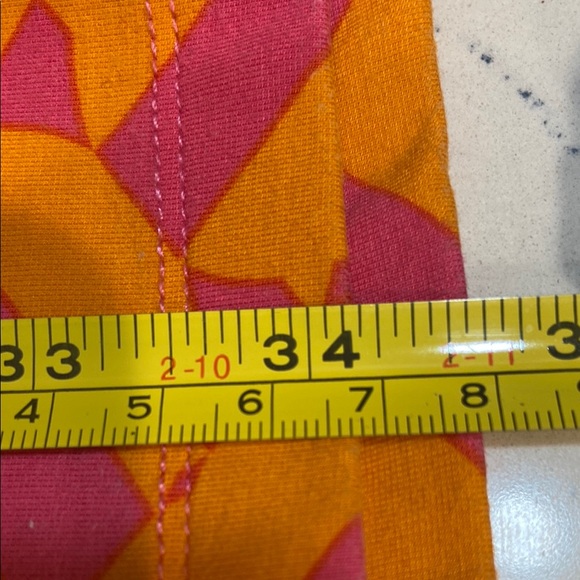Trina Turk Orange and Pink Geometric Mini Dress - Picture 8 of 8